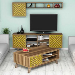 Комплект мебели для гостиной Kalune Design 845(XXIII), коричневый цена и информация | Секции | 220.lv