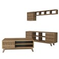 Комплект мебели для гостиной Kalune Design 845(XIV), темно-коричневый