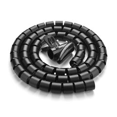Kabeļu turētājs Ugreen spiral tube, 5 m, melns (30820) (ctz220) cena un informācija | Savienotājkabeļi | 220.lv