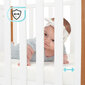 Bērnu gultiņa Kinderkraft Koya 60x90 cm ar matraci 4in1 , balta cena un informācija | Zīdaiņu gultas | 220.lv