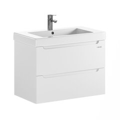 Шкафчик ERA AIR с умывальником, белый, 90см цена и информация | Шкафчики для ванной | 220.lv