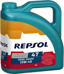 Многоступенчатое масло «REPSOL NAUTICO Diesel Board 4T 15W40 4L цена и информация | Моторное масло | 220.lv