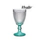 Caurspīdīga stikla vīna glāze "Dots" ar tunkīza kāju 230ml, 1 gab. cena un informācija | Glāzes, krūzes, karafes | 220.lv