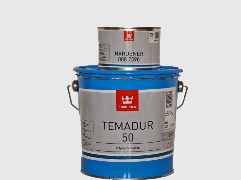 Metāla krāsa - Tikkurila Temadur 50 RAL 1021 Bright Yellow, 3L цена и информация | Krāsas | 220.lv