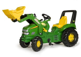 Педальный трактор с ковшом Rolly Toys rollyX-Trac John Deere цена и информация | Игрушки для мальчиков | 220.lv