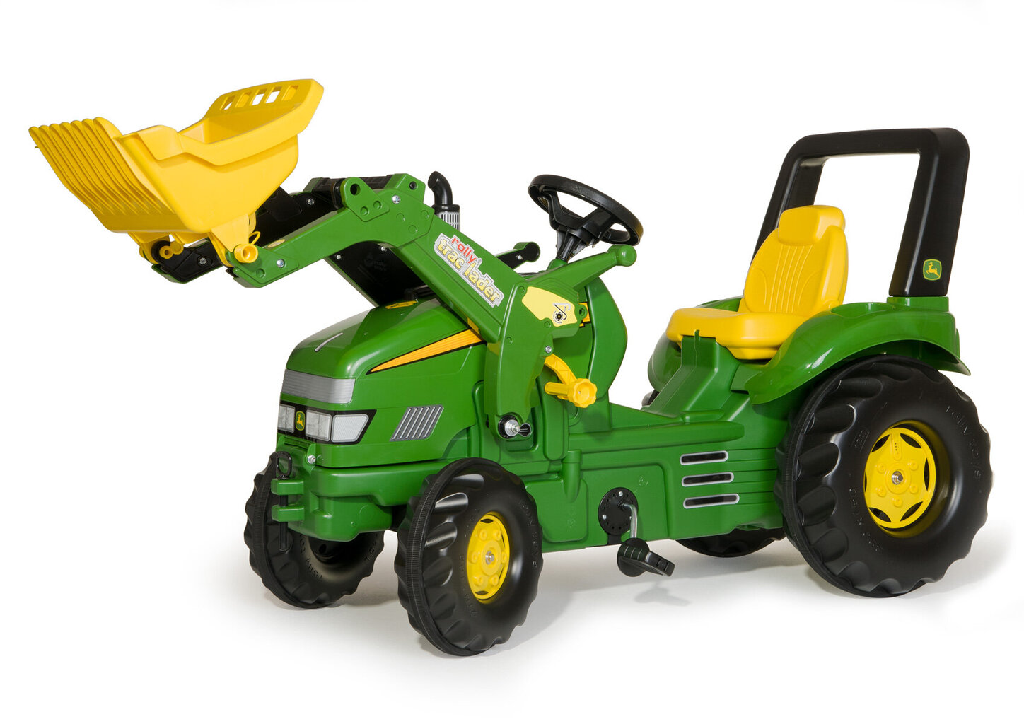 Bērnu traktors ar kausu un pedāļiem, Rolly Toys rollyX-Trac John Deere цена и информация | Rotaļlietas zēniem | 220.lv