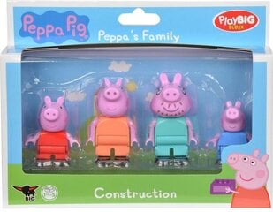 Konstruktors BIG PlayBIG Bloxx Peppa Pig Peppa's ģimene цена и информация | Конструкторы и кубики | 220.lv