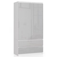 Шкаф NORE S90, белый/светло-серый цена и информация | Шкафы | 220.lv
