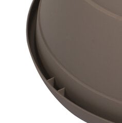 Nicoli вазон с тарелкой Rumba 18, коричневый цена и информация | Ящики для рассады | 220.lv