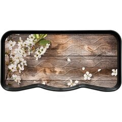 Поднос для коврика для обуви «FLOWERS & WOOD» 38x75см цена и информация | Придверные коврики | 220.lv