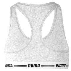 Спортивный бюстгальтер женский Puma Racer Back Top 1P Hang Sports Bra W 907862 03, серый цена и информация | Спортивная одежда для женщин | 220.lv