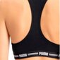 Sieviešu sporta krūšturis Puma Racer Back Top 1P Hang Sports Bra W 907862 04, melns cena un informācija | Sporta apģērbs sievietēm | 220.lv