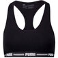 Sieviešu sporta krūšturis Puma Racer Back Top 1P Hang Sports Bra W 907862 04, melns cena un informācija | Sporta apģērbs sievietēm | 220.lv