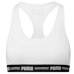 Спортивный бюстгальтер женский Puma Racer Back Top 1P Hang Sports Bra W 907862 05, белый цена и информация | Спортивная одежда для женщин | 220.lv