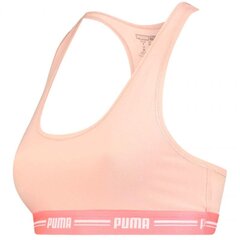 Спортивный бюстгальтер для женщин Puma Racer Back Top 1P Hang Sports Bra W 907862 06, розовый цена и информация | Спортивная одежда для женщин | 220.lv