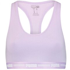 Спортивный бюстгальтер для женщин Puma Racer Back Top 1P Hang Sports Bra W 907862 07, фиолетовый цена и информация | Спортивная одежда для женщин | 220.lv