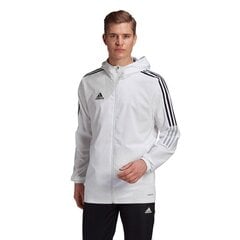 Vīriešu džemperis Adidas Tiro 21 Windbreaker, M GP4966, balts цена и информация | Мужская спортивная одежда | 220.lv