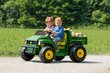 Divvietīgs bērnu elektriskais traktors Peg Perego John Deere Gator HPX 12V, zaļš cena un informācija | Bērnu elektroauto | 220.lv