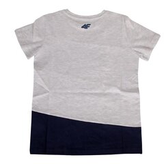 Спортивная футболка для мальчиков, 4F Jr HJL20-JTSM010 25M цена и информация | Рубашки для мальчиков | 220.lv
