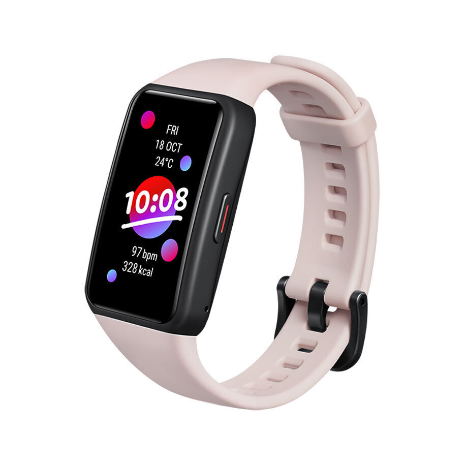 Honor Band 6, Pink cena un informācija | Fitnesa aproces | 220.lv