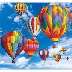 Бриллиантовая мозаика Ballons 40 x 37 цена и информация | Алмазная мозаика | 220.lv