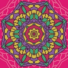 Dimantu mozaīka Mandala, 32 x 40 cena un informācija | Dimantu mozaīkas | 220.lv