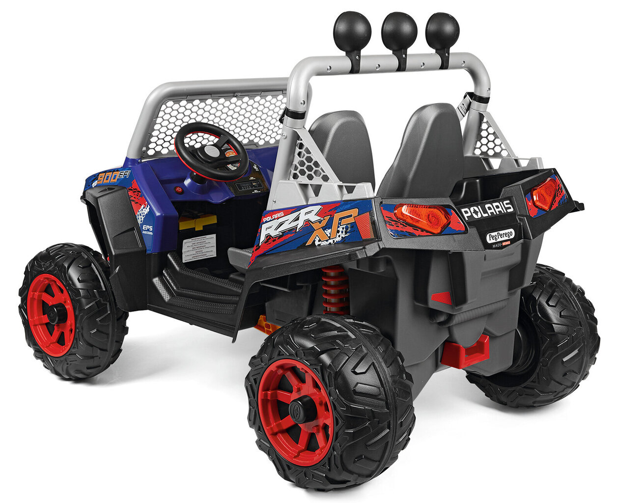 Divvietīgs bērnu elektriskais visurgājējs Peg Perego Polaris RZR 900 XP 24V, zils cena un informācija | Bērnu elektroauto | 220.lv