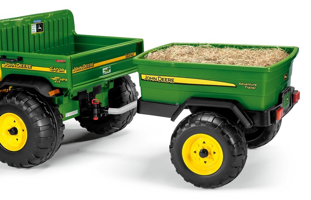 Piekabe bērnu Peg Perego John Deere Adventure Trailer cena un informācija | Bērnu elektroauto | 220.lv