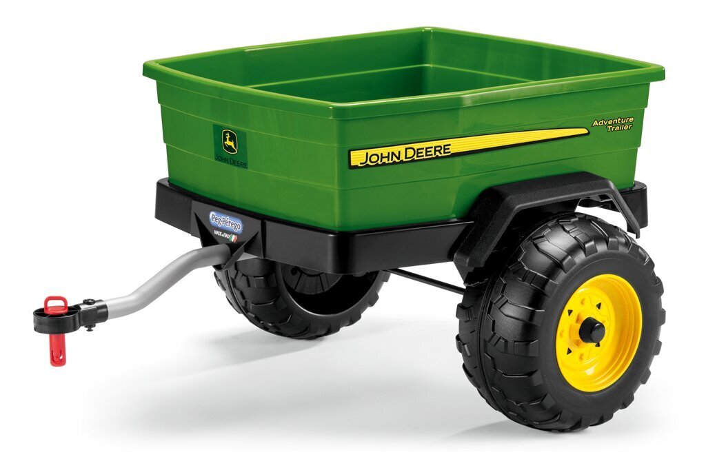 Piekabe bērnu Peg Perego John Deere Adventure Trailer cena un informācija | Bērnu elektroauto | 220.lv