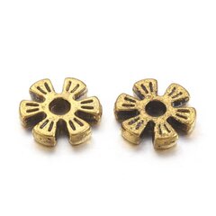 Atdalītājs "Flower" 10 gab., 8x8x2 mm cena un informācija | Rotu veidošana, pērļošana | 220.lv