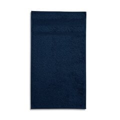 Полотенце из органического хлопка Malfini Organic Nawy Blue, 50x100 см, синее цена и информация | Полотенца | 220.lv