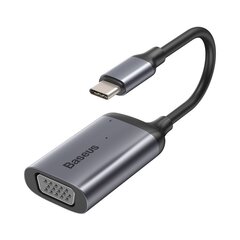 Kabelis Baseus Enjoyment Series Usb Type C uz Vga+Pd Hub pārveidotājs, pelēks (Cahub-O0G) cena un informācija | Savienotājkabeļi | 220.lv