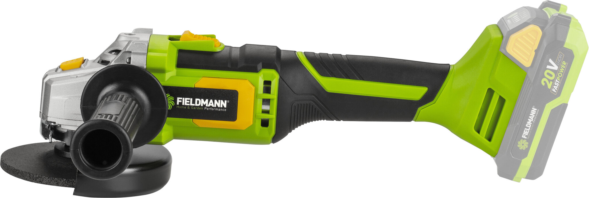 Akumulatora leņķa slīpmašīna Fieldmann FDUB 70605-0, 20V FAST POWER cena un informācija | Slīpmašīnas | 220.lv