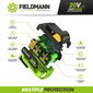 Akumulatora urbjmašīna-skrūvgriezis Fieldmann FDUV 70105-0, 20V FAST POWER cena un informācija | Skrūvgrieži, urbjmašīnas | 220.lv