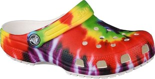 Crocs gumijas iešļūcenes bērniem Classic Tie-Dye Graphic K Clog 205451-90H cena un informācija | Gumijas klogi bērniem | 220.lv