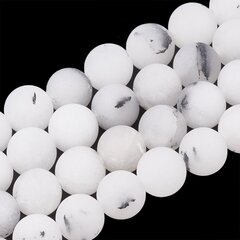 Dabīgās Rutilo kvarca pērles 8,5-9 mm cena un informācija | Rotu veidošana, pērļošana | 220.lv