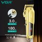 Profesionāls uzlādējams matu griezējs VGR V-278 cena un informācija | Matu griežamās mašīnas | 220.lv