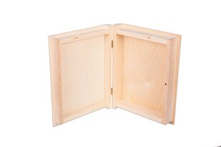Деревянная коробка, 21х16х5 см цена и информация | Ящики для вещей | 220.lv