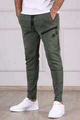 Haki krāsas vīriešu bikses "Razor" PK4207-42426-XL цена и информация | Мужские брюки | 220.lv