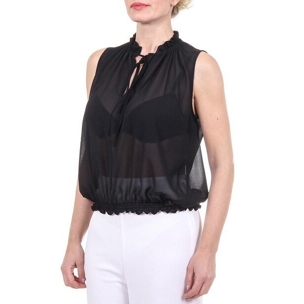 Blūze sievietēm - V 1969 Italia Womens Top CHICCA Black, melna cena un informācija | Blūzes, sieviešu krekli | 220.lv