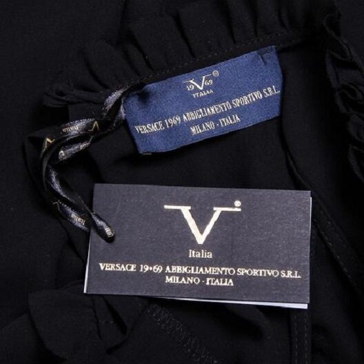 Blūze sievietēm - Versace 1969 Italia Womens Top Sonia Black, melna cena un informācija | Blūzes, sieviešu krekli | 220.lv