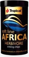 Barība augēdāju un visēdāju Āfrikas zivīm Soft Line Africa Herbivore, 250 ml cena un informācija | Zivju barība | 220.lv