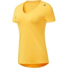 Спортивная женская футболка Reebok Wor SW Tee W DX0546, желтая цена и информация | Спортивная одежда для женщин | 220.lv