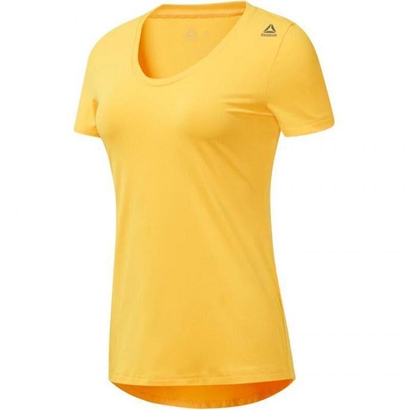 Sieviešu sporta T-krekls Reebok Wor SW Tee W DX0546, dzeltens cena un informācija | Sporta apģērbs sievietēm | 220.lv