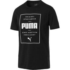 Vīriešu sporta T-krekls Puma Box Tee M 854076 01, melns cena un informācija | Sporta apģērbs vīriešiem | 220.lv