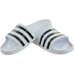 Pludmales čības Adidas Adilette Aqua F35539, baltas цена и информация | Мужские шлепанцы, босоножки | 220.lv