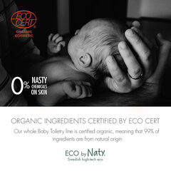 Vannas putas zīdaiņiem Eco by Naty, 200 ml cena un informācija | Bērnu kosmētika, līdzekļi jaunajām māmiņām | 220.lv