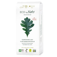 Higiēniskās paketes Eco by Naty Mini, 20 gab. cena un informācija | Tamponi, higiēniskās paketes, ieliktnīši | 220.lv