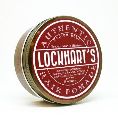 Lockhart's Authentic Medium Hold Hair Pomade vidēja stipruma matu pomāde 113 g cena un informācija | Matu veidošanas līdzekļi | 220.lv