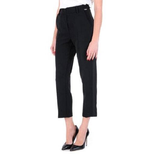 Bikses sievietēm - Versace 1969 Italia Womens Pants Black Clelia, melnas cena un informācija | Bikses sievietēm | 220.lv